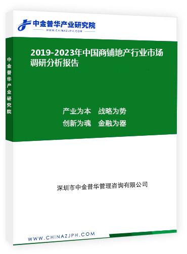 2019-2023年中國商鋪地產(chǎn)行業(yè)市場調(diào)研分析報告