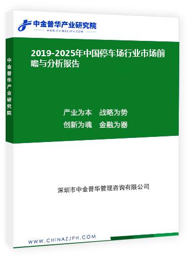 2019-2025年中國停車場(chǎng)行業(yè)市場(chǎng)前瞻與分析報(bào)告