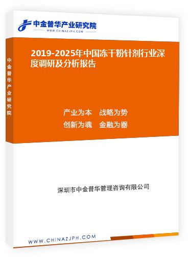 2019-2025年中國凍干粉針劑行業(yè)深度調(diào)研及分析報(bào)告