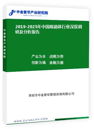 2019-2025年中國噬菌體行業(yè)深度調(diào)研及分析報告