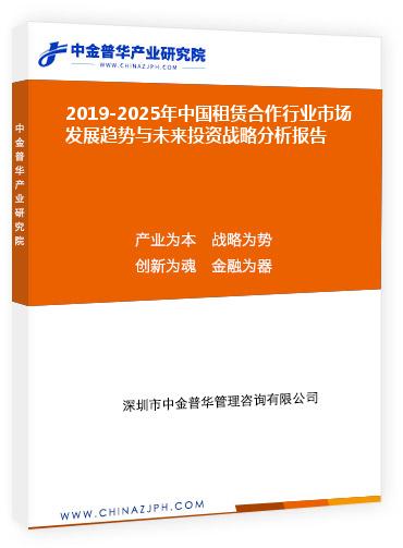 2019-2025年中國租賃合作行業(yè)市場發(fā)展趨勢與未來投資戰(zhàn)略分析報告