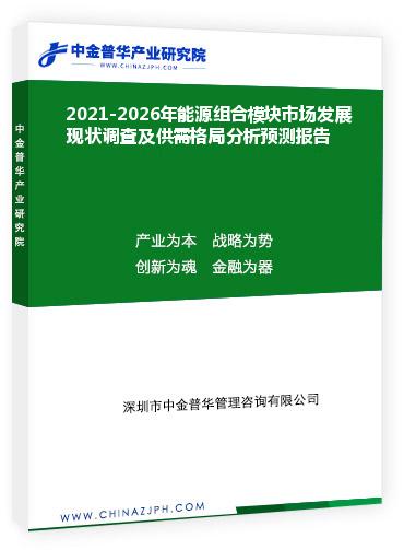 2021-2026年能源組合模塊市場(chǎng)發(fā)展現(xiàn)狀調(diào)查及供需格局分析預(yù)測(cè)報(bào)告