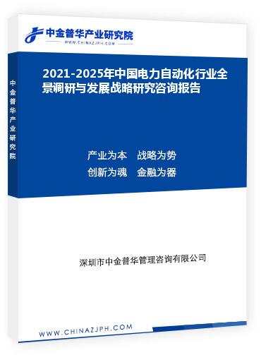 2021-2025年中國電力自動化行業(yè)全景調(diào)研與發(fā)展戰(zhàn)略研究咨詢報(bào)告