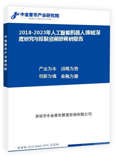 2018-2023年人工智能機(jī)器人領(lǐng)域深度研究與投融資前景調(diào)研報(bào)告