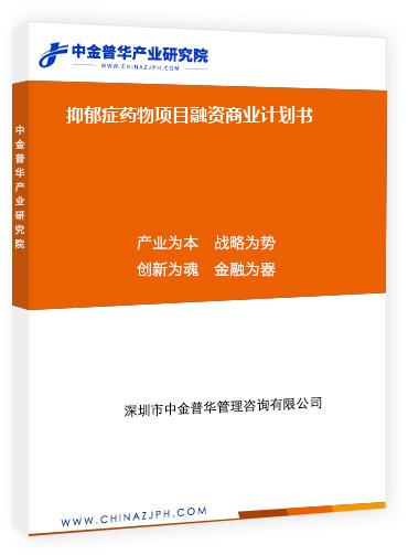 抑郁癥藥物項(xiàng)目融資商業(yè)計(jì)劃書