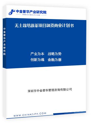 無(wú)土栽培蔬萊項(xiàng)目融資商業(yè)計(jì)劃書